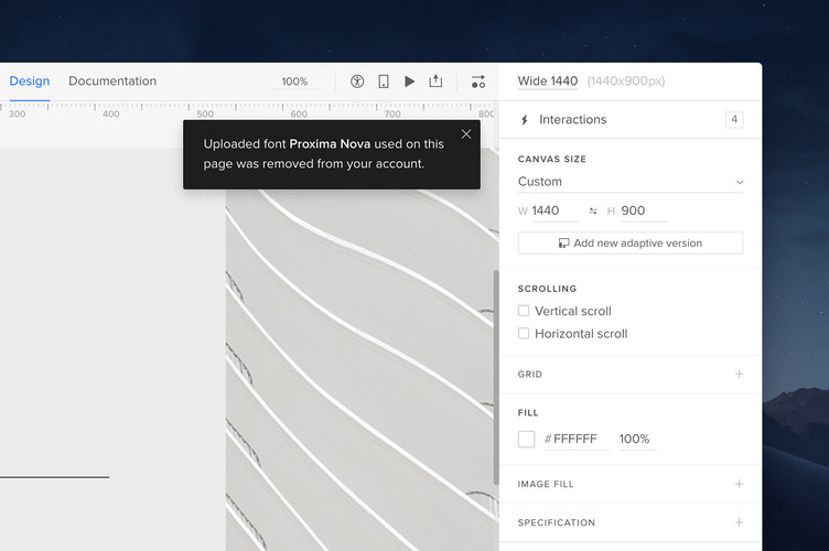 You’ll also see a notification for each page so that you can locate all affected elements easily.